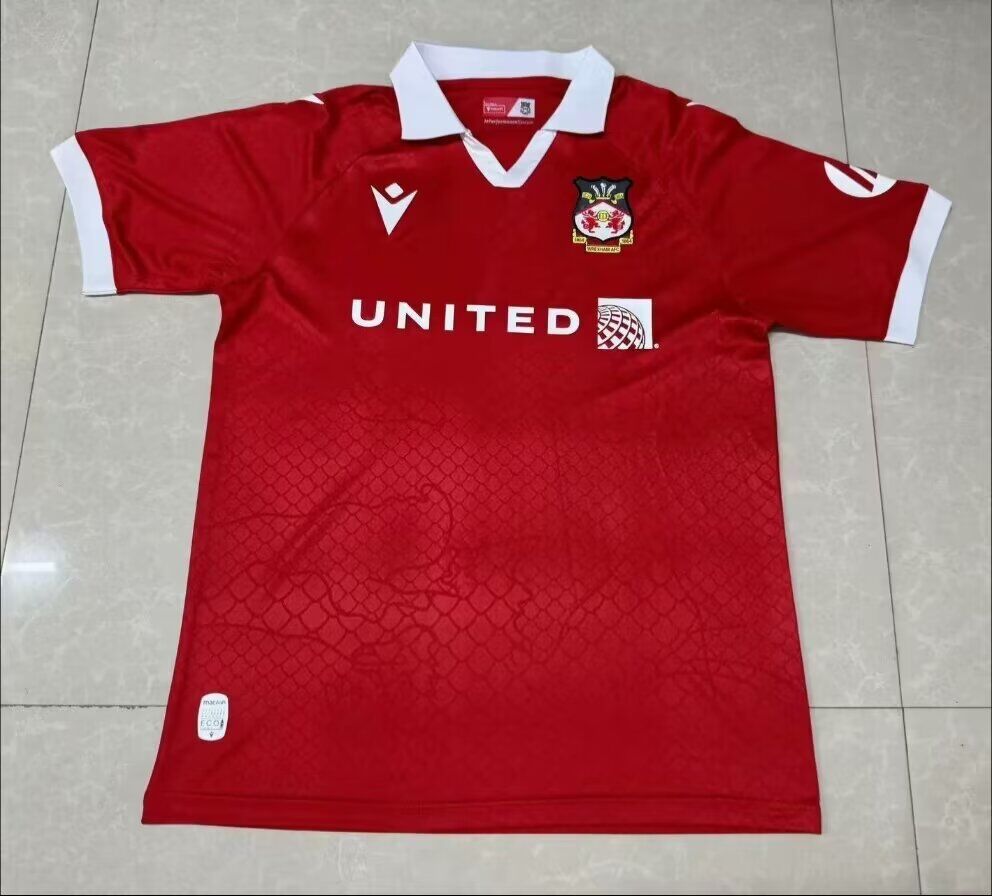AAA Quality Wrexham 24/25 Home Soccer Jersey